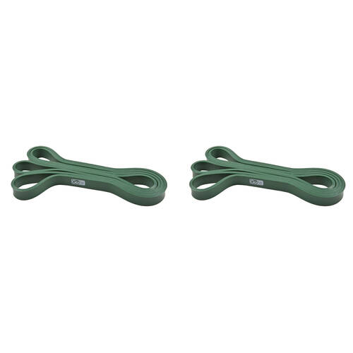 2PK GoFit Super Band Yoga Fitness Exercise Resistance Loop 30-50lbs Green