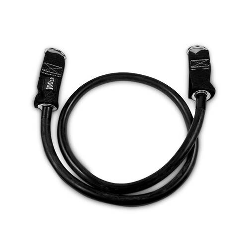 GoFit Extreme Power Tube Home Gym Workout Strength Exercise 100lbs Black