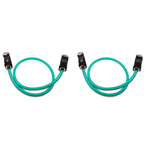 2PK GoFit Extreme Power Tube Home Gym Workout Strength Exercise 80lbs Green
