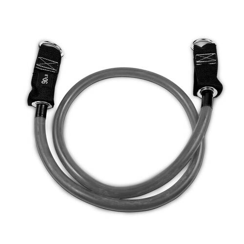 GoFit Extreme Power Tube Home Gym Workout Strength Exercise 90lbs Grey