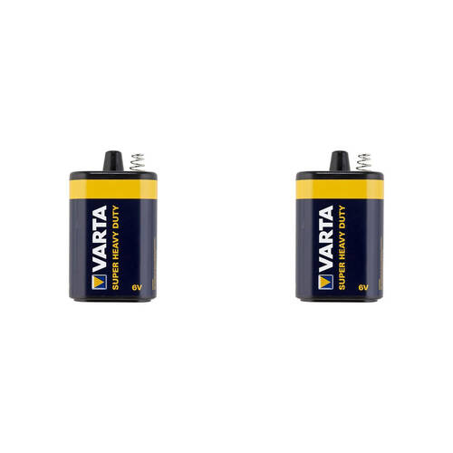 2PK AgBoss Varta Super Heavy Duty Everyday Single Use Battery 6V