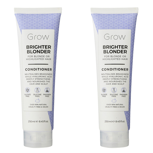 2PK Grow Brighter Blonder Conditioner 250Ml Hair Care/Styling