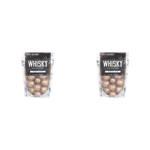 2x 10pc Gift Republic 15g Whiskey Bath Bombs Scented Fizzies