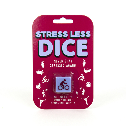 Gift Republic Stress Less Dice Relaxation - Purple