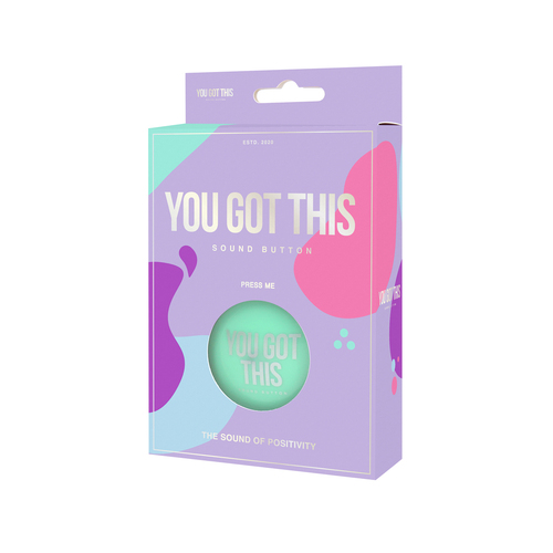 Gift Republic You Got This Sound Button Round - Green