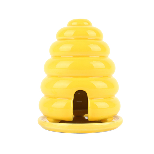 Gift Republic 12cm Bee Hive Incense House w/ Cones - Yellow