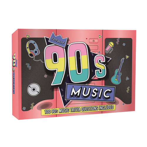 100pc Gift Republic Totally 90s Music Trivia Question Cards