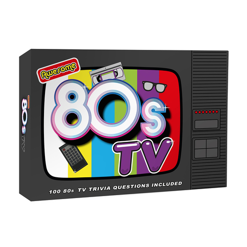 100pc Gift Republic Awesome 80s TV Trivia Question Cards