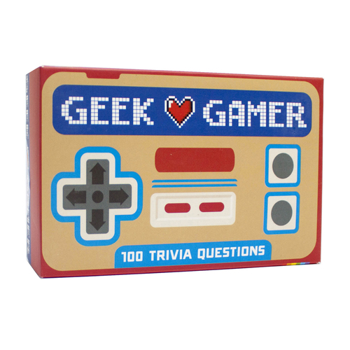 100pc Gift Republic Geek Gamer Trivia Question Cards Deck