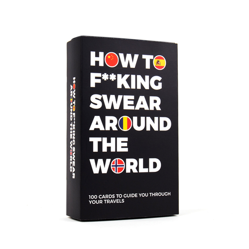 Gift Republic How To F*cking Swear Around The World Cards Set