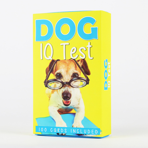 100pc Gift Republic Dog IQ Test Trivia Question Cards Deck