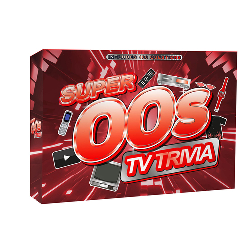 100pc Gift Republic Super 00s TV Trivia Cards Game Deck Set