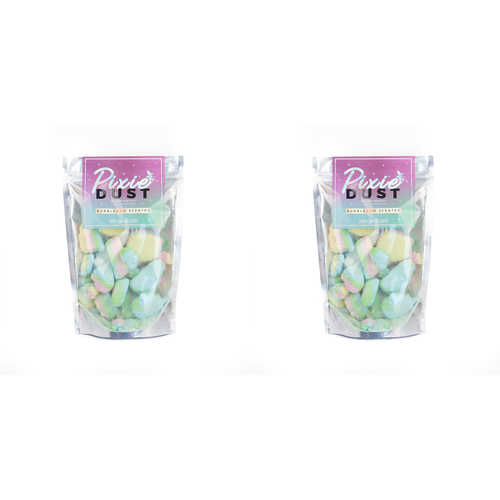 2PK Gift Republic 250g Glitter Pixie Dust Scented Bath Salt - Bubblegum