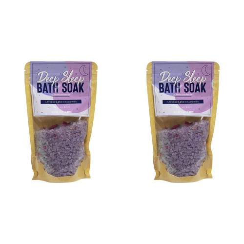 2PK Gift Republic 250g Deep Sleep Bath Salt Soak - Lavender & Chamomile