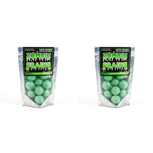 2x 10pc Gift Republic 15g Zombie Brains Bath Bombs - Apple & Lime