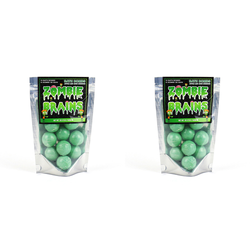 2x 10pc Gift Republic 15g Zombie Brains Bath Bombs - Apple & Lime