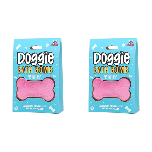 2PK Gift Republic 100g Scented Doggie Bath Bomb - Coconut & Oatmeal