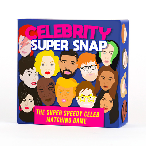 60pc Gift Republic Celebrity Super Snap Playing Cards