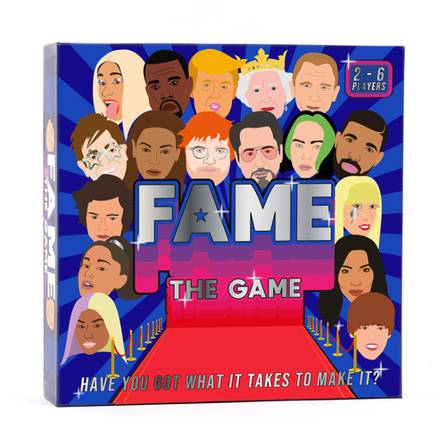 75pc Gift Republic Fame The Game Cards/Dice Play Set