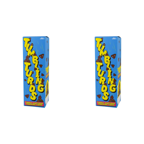 2PK Gift Republic Tumbling Turds Stacking Game Kids Toy 6y+