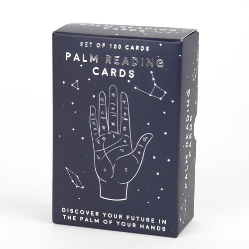 100pc Gift Republic Palm Reading Cards Deck Fortune Telling Set
