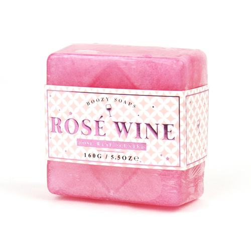 Gift Republic 160g Rose Wine Boozy Bar Hand Soap Novelty