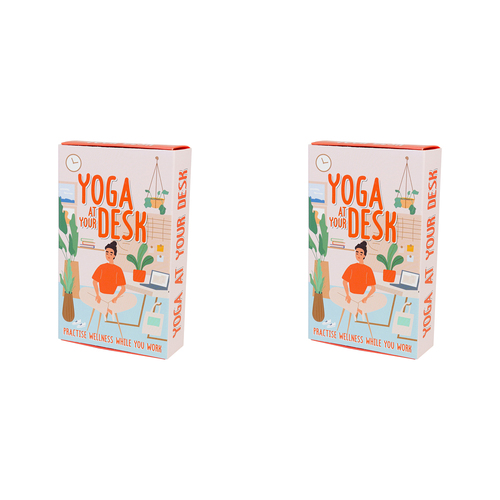 200pc Gift Republic Yoga At Your Desk Self-Care Guide Cards