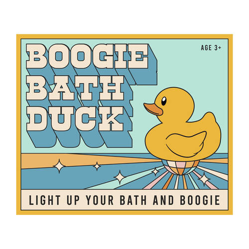 Gift Republic Boogie LED Light-up Bath Duck Toy - Yellow 3y+