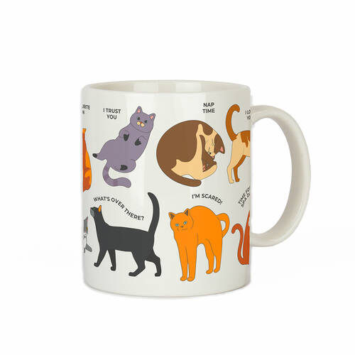 Gift Republic How To Speak Cat Coffee/Tea Ceramic Mug 9.7x8cm