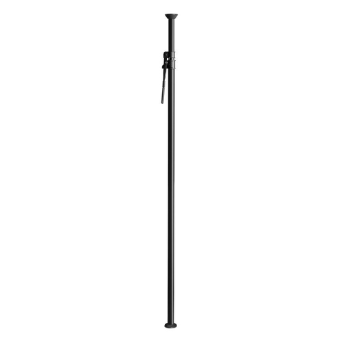 Gravity LSVARIPOLE01B Aluminium Clamping Pole/Rod 210cm to 370cm Black