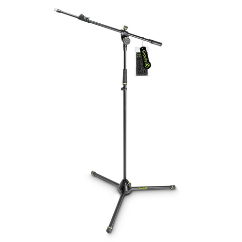 Gravity MS4322B Folding Stand w/ 2 Point Telescopic Boom For Microphone