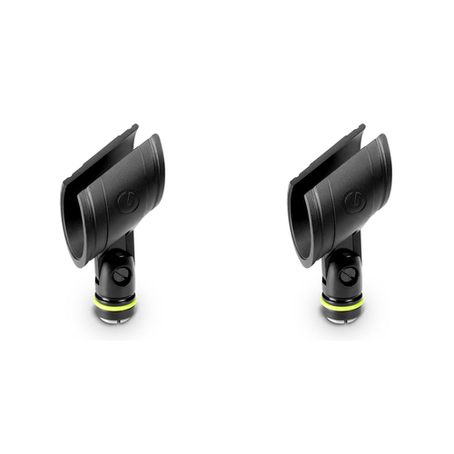 2x Gravity MSCLMP34 Microphone 42mm Clip For Larger Wireless Mic - Black