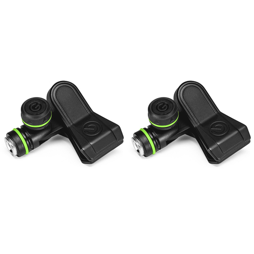 2x Gravity MSUCLMP Universal Adjustable Clamp/Clip Adapter For Microphone