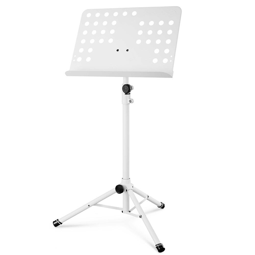 Gravity NS411 Classic Steel 120cm Music Stand - White