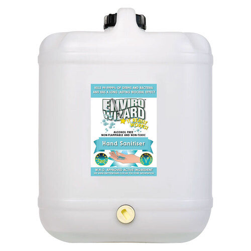 Enviro Wizard Alcohol-Free Hand Sanitiser Spray Refill 20L