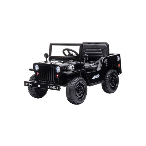 Go Skitz Major 12v Electric Ride On Toy Jeep 3+ - Black
