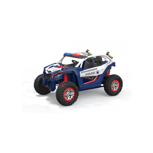 Go Skitz 24V 3+ Police Beach Buggy Ride On Kids Toy - Blue