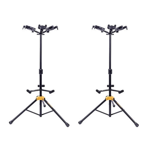 2PK Hercules Triple Guitar Stand Upgraded AGS Auto Grab w/ Rest MC6