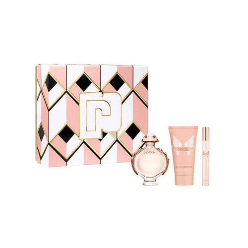 3pc Paco Rabanne Olympea Eau de Parfum/Body Lotion/Mini Gift Set For Women