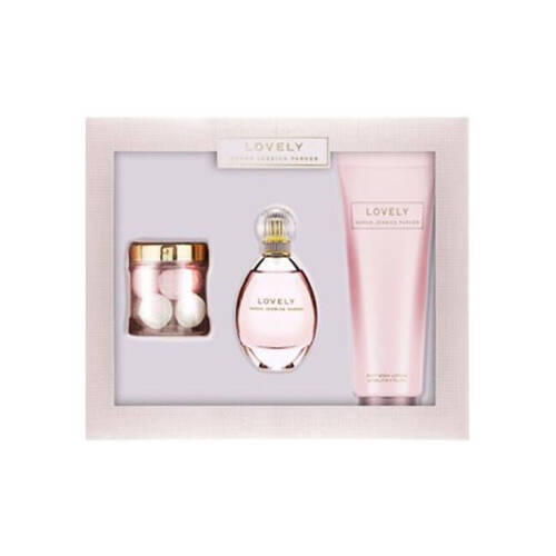 4pc Sarah Jessica Parker Lovely EDP/Body Lotion/Bath Pearls Set For Women
