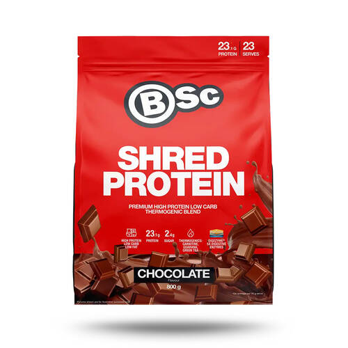BSc Premium High Protein Shred Powder Post Workout 52 Serves 1.8kg Chocolate