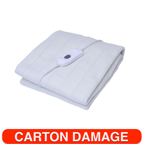 Goldair Select Flat Tie Down Electric Blanket Small Single White
