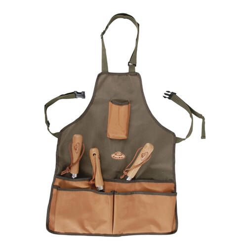 Esschert Design Garden Apron w/ Tool Pockets Accessory Holder Green