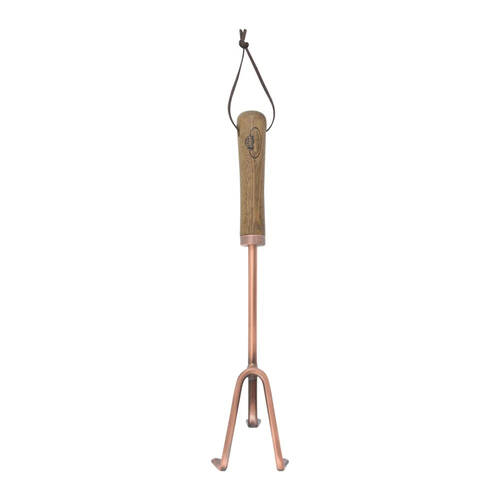 Esschert Design Copper Plated Fork/Cultivator Gardening Tool 37.2cm