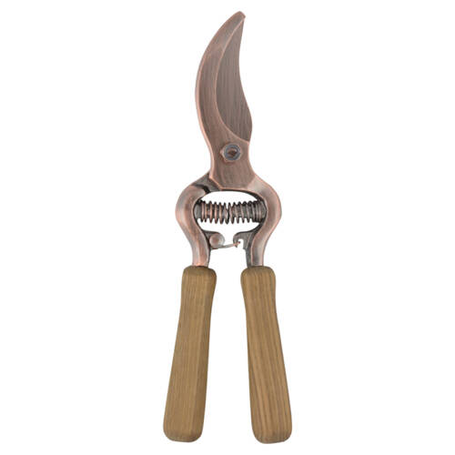 Esschert Design Copper Plated Pruner Secateurs Gardening Tool 20.5cm