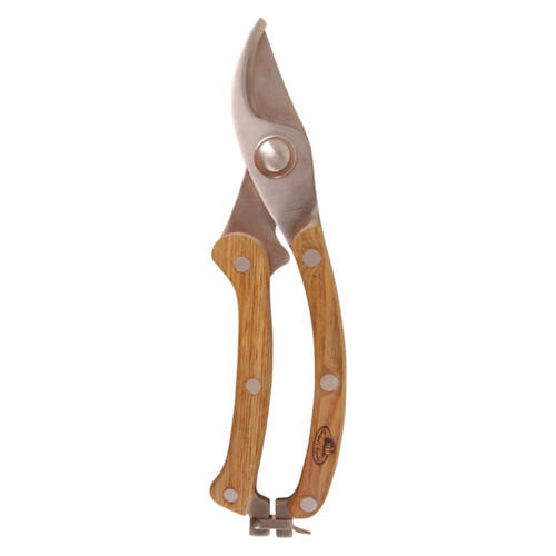 Esschert Design Stainless Steel Pruner Gardening Tool 20.3cm Natural