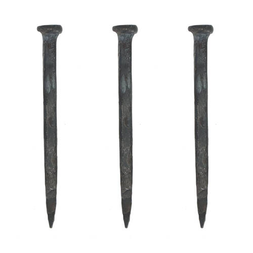 3PK Esschert Design Wrought Iron Nail/Hook Garden Outdoor 11.5cm Black