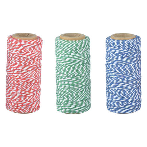 3pc Esschert Design Cotton Garden Twine Rope Outdoor 55m