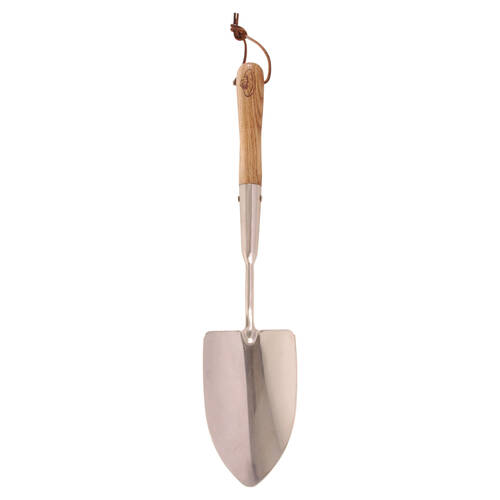 Esschert Design Stainless Steel Long Handled Hand Spade 31.2cm Natural