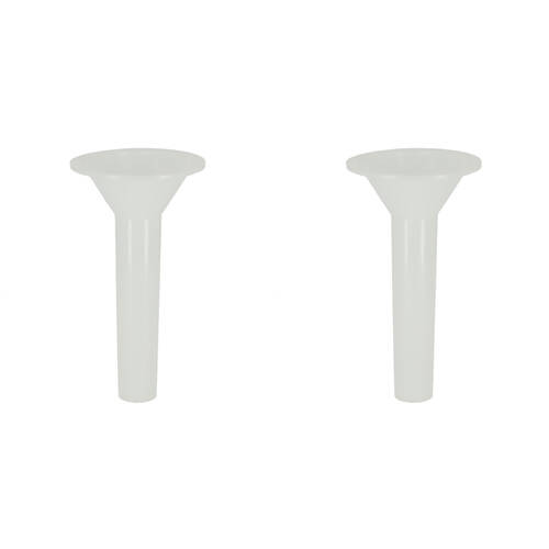 2PK Esschert Design Terrarium Funnel Wide Neck 18.8cm White
